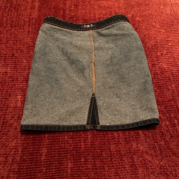 Dark Blue Jean Skirt - Picture 5 of 6